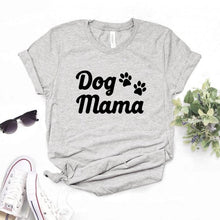 Load image into Gallery viewer, Dog Mama paw Print Women Tshirts Cotton 2020