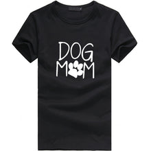 Load image into Gallery viewer, Women's Loose Short-Sleeved Dog Mom Print T-Shirt 2020