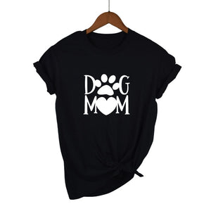 Dog mom paw Print Women tshirt Cotton Casual Funny t shirt For Lady 2020