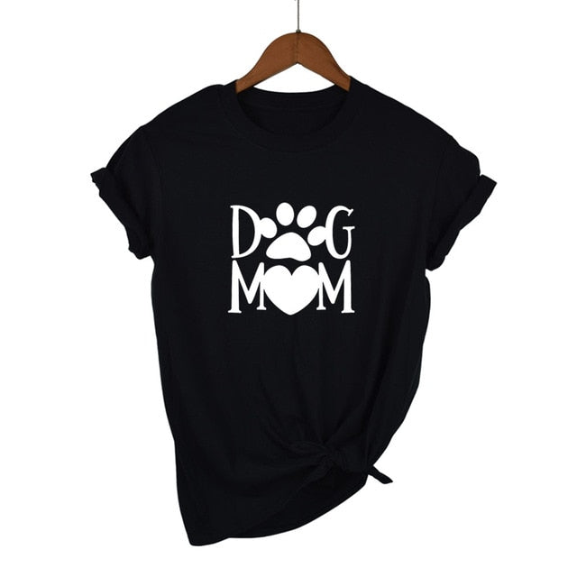 Dog mom paw Print Women tshirt Cotton Casual Funny t shirt For Lady 2020