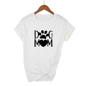 Dog mom paw Print Women tshirt Cotton Casual Funny t shirt For Lady 2020