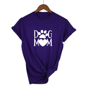 Dog mom paw Print Women tshirt Cotton Casual Funny t shirt For Lady 2020